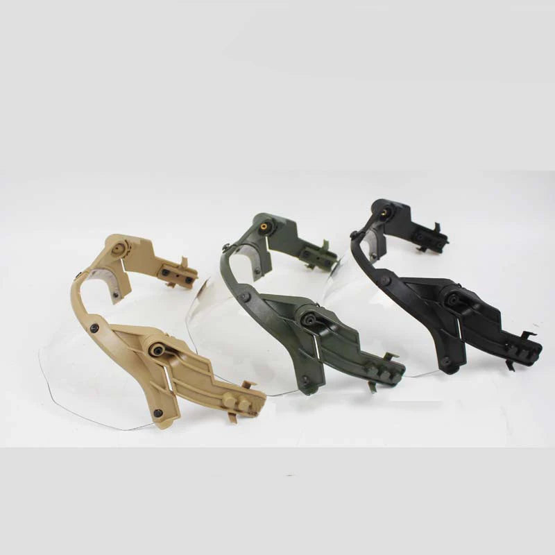 Adjustable Tactical Helmet Flip Goggles Airsoft Paintball FAST Helmet Windproof Anti Fog CS Wargame Protection Goggles