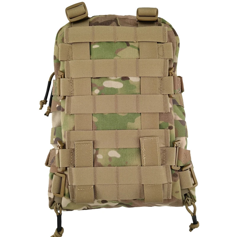Tactical Hydration Backpack Airsoft Assault Molle Pouch Outdoor Hunting Vest Accessory EDC 500D Water Bag Gear