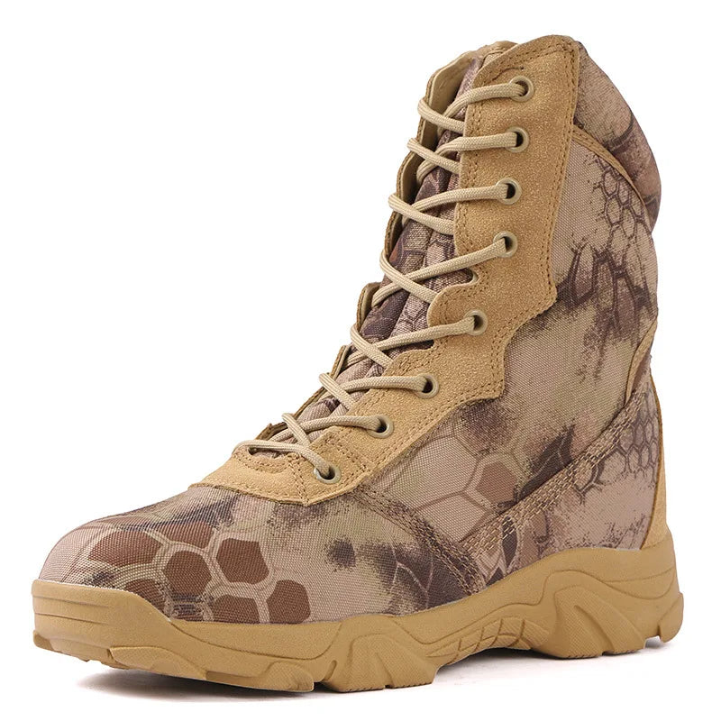 Military boots anti-slip wear-resistant camouflage Tactical boots Combat Special forces desert boots hiking boots M599