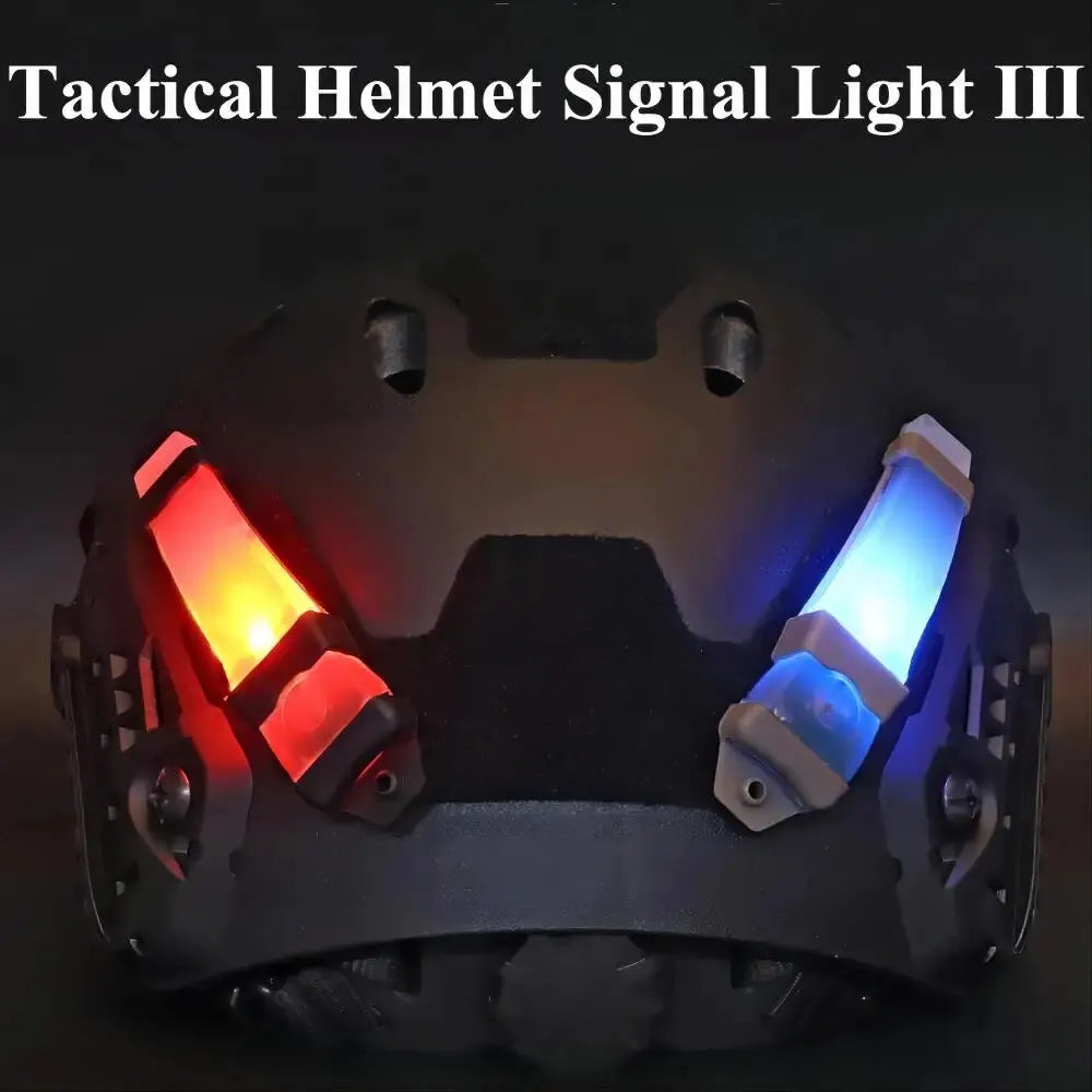 Tactical FMA Helmet Safety Flashing Light IR Strobe Waterproof Outdoor Survival Signal Light Hiking Identification Marker Lamp