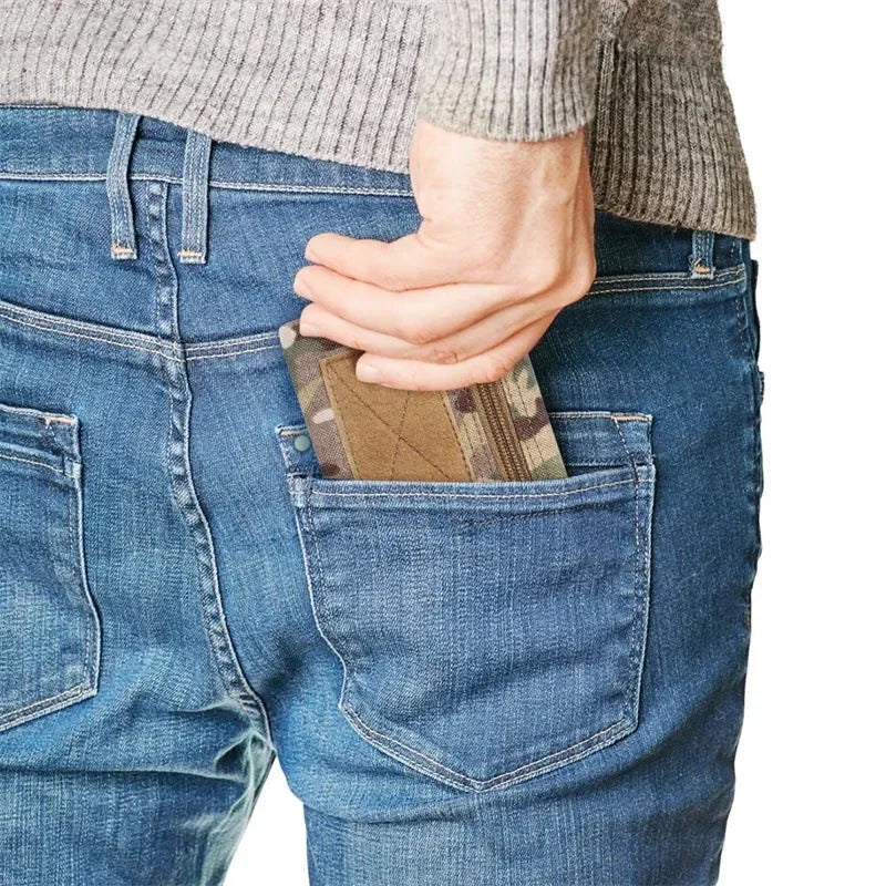EDC Molle Waist Pouch Waterproof Portable Zipper Wallet Pack for Outdoor Camping Hiking Hunting Travel