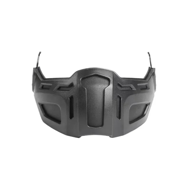 Tactical Helmet Accessory Half Face Mask with Rail Mount for Outdoor Sports Compatible with FAST Tactical Helmet Outdoor