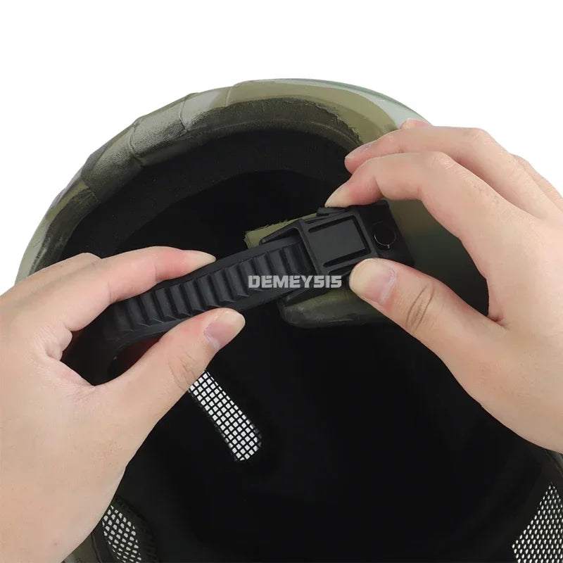 Tactical Adjustable Helmet Impact Resistance Skull Steel Mesh Mask Helmets Outdoor Hunting Paintball Sports Head Protector