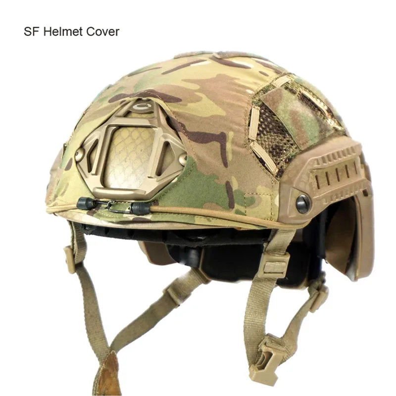 Tactical Helmet Cover OPS-CORE FAST SF Helmet Cover Skin Multicam For Hunting Airsoft Paintball CS Wargame Gear