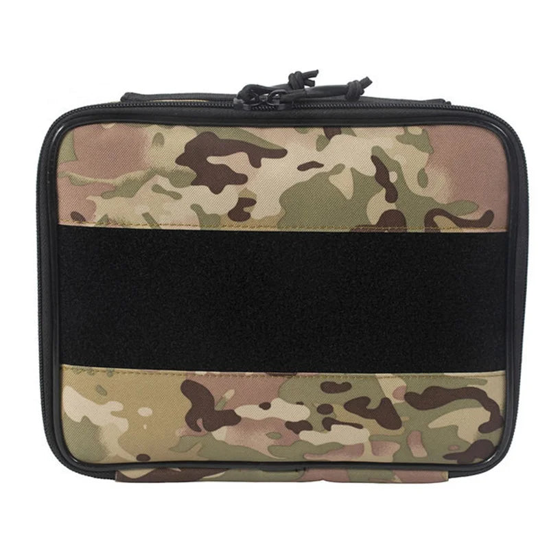 SOETAC Tactical Gun Bag Molle Nylon Handgun Bag Portable Combat Pistol Case Soft Protective Storage Hunting Handbag Padded