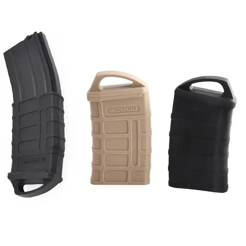 ### M4/M16 AR15 AR10 AKFast Magazine Rubber Holster 5.56 Sleeve Rubber Slip Cover Gun Airsoft Cartridge Hunting Accessories