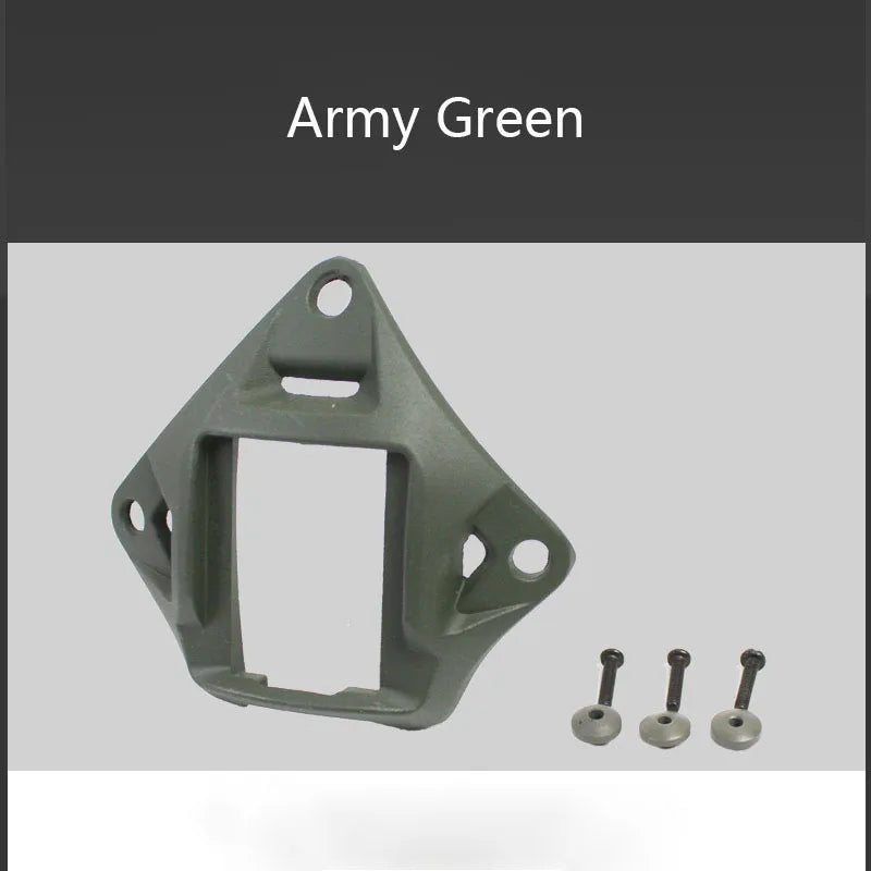 BOOIU Tactical Helmet Holder Mount Night Vision Aluminum Alloy NVG Mount Adapter Helmet Bracket Accessories For FAST MICH Helmet