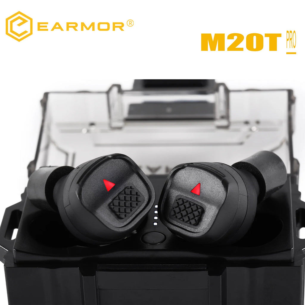 EARMOR M20T PRO Bluetooth Earbuds Outdoor Hunting Shooting Earbuds Tactical Headset Electronic Hearing Protection NRR30db