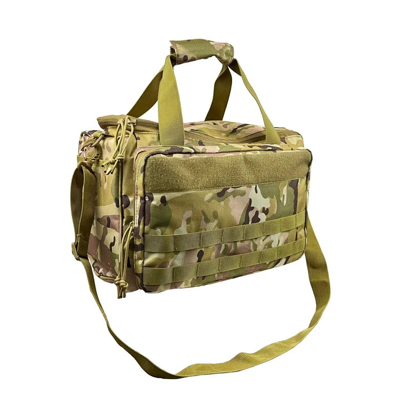 Tactical Range Bag Molle Shoulder Bag High Capacity Multifunctional Equipment Training Supplies Shoulder Pack