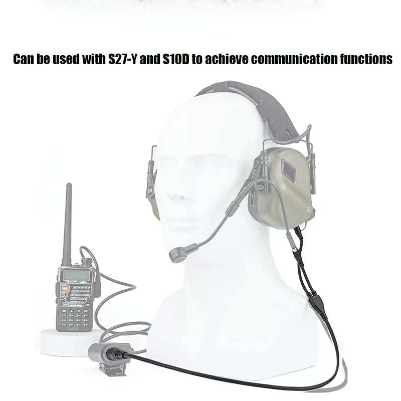 EARMOR Tactical Headset Adapter Military Communication Headset Adapter Due to the Connection of M31, M31H Tactical Headset