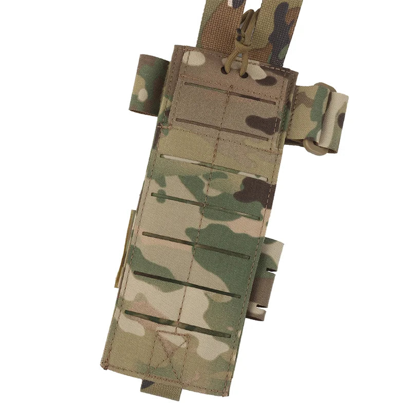Camouflage MOLLE Radio Pouch Universal Protective Organizer for Outdoor Airsoft Vest Gear Survival Communication Accessories