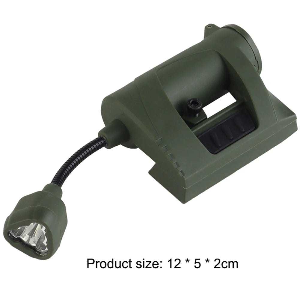 MPLS CHARGE Tactical Helmet Light Energy Saving LED Tactical Helmet Head Light Outdoor Military Headlamp for Hunting Camping