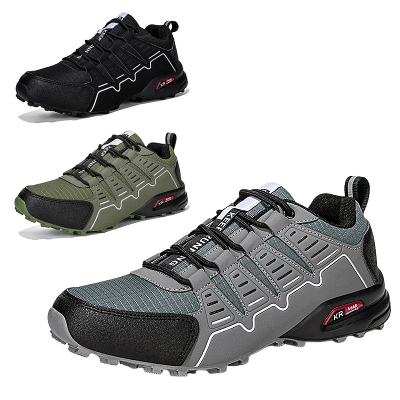 Men's Hiking Shoes,Outdoor Mountain Sports Shoes,Non-slip,Breathable and wear-Resistant,Women's large Size Hunting Tactical Shoe