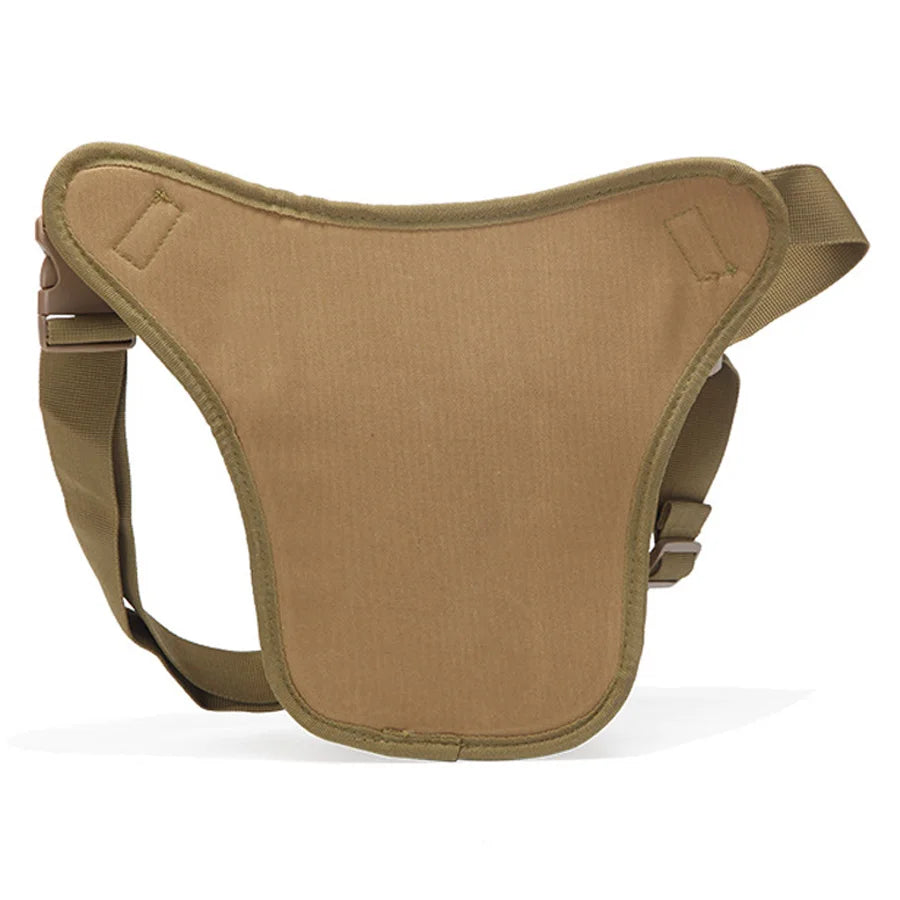 New Outdoor Camouflage Training Leg Bag Camping Small Waist Bag Mountaineering Cycling Multi functional Waterproof Waist Bag