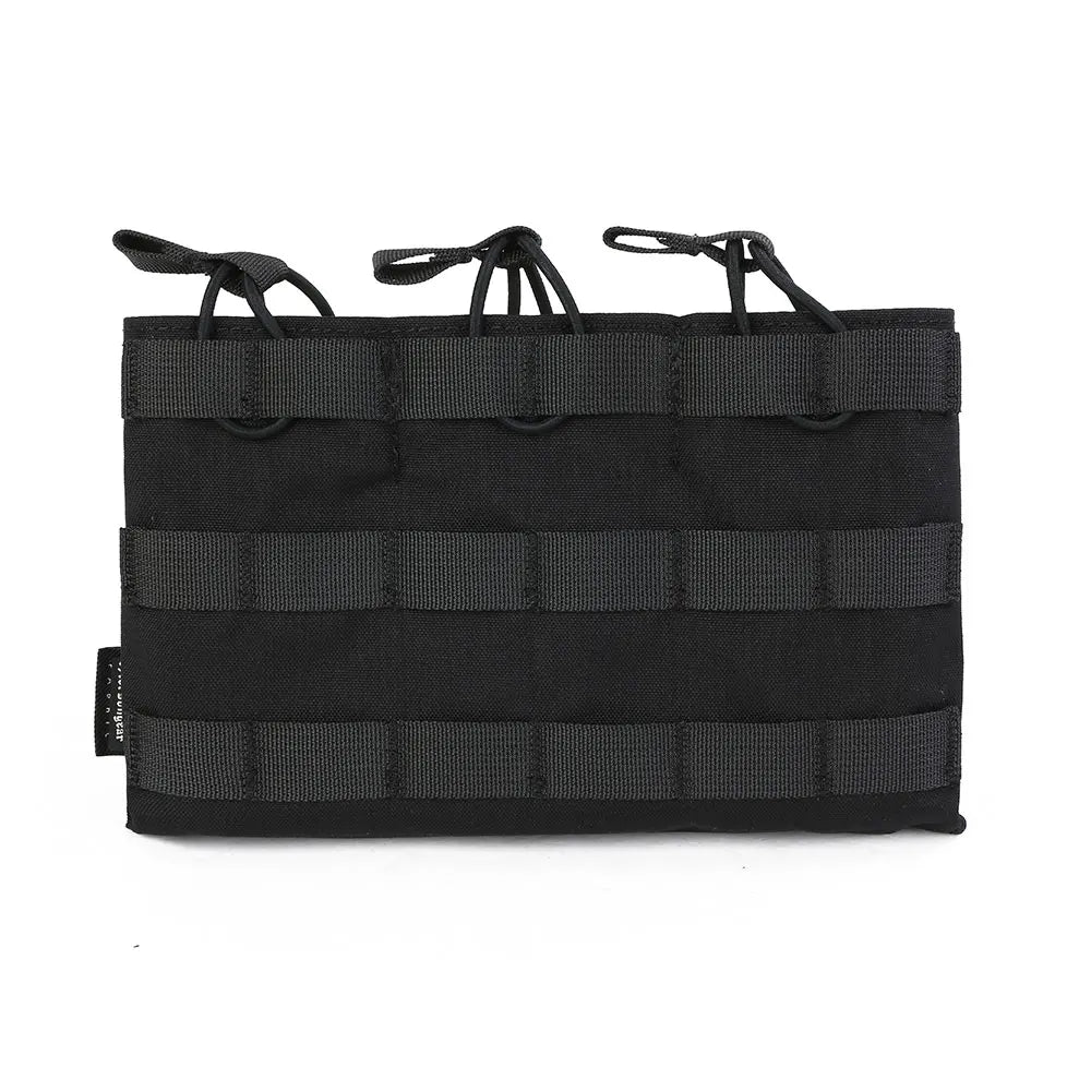 Emersongear 5.56 Triple Open Top Mag Pouch Combat Gear Molle Magazine Pouch Mag Holder Trekking Camping Training Nylon EM6356