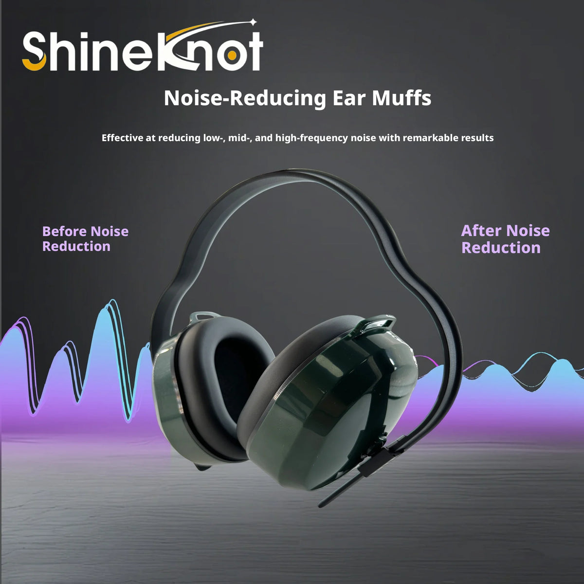 SHINEKNOT Noise Reducing Earmuffs For Sleep Dormitory Learning Headphones Industrial Noise Reducing Earmuffs