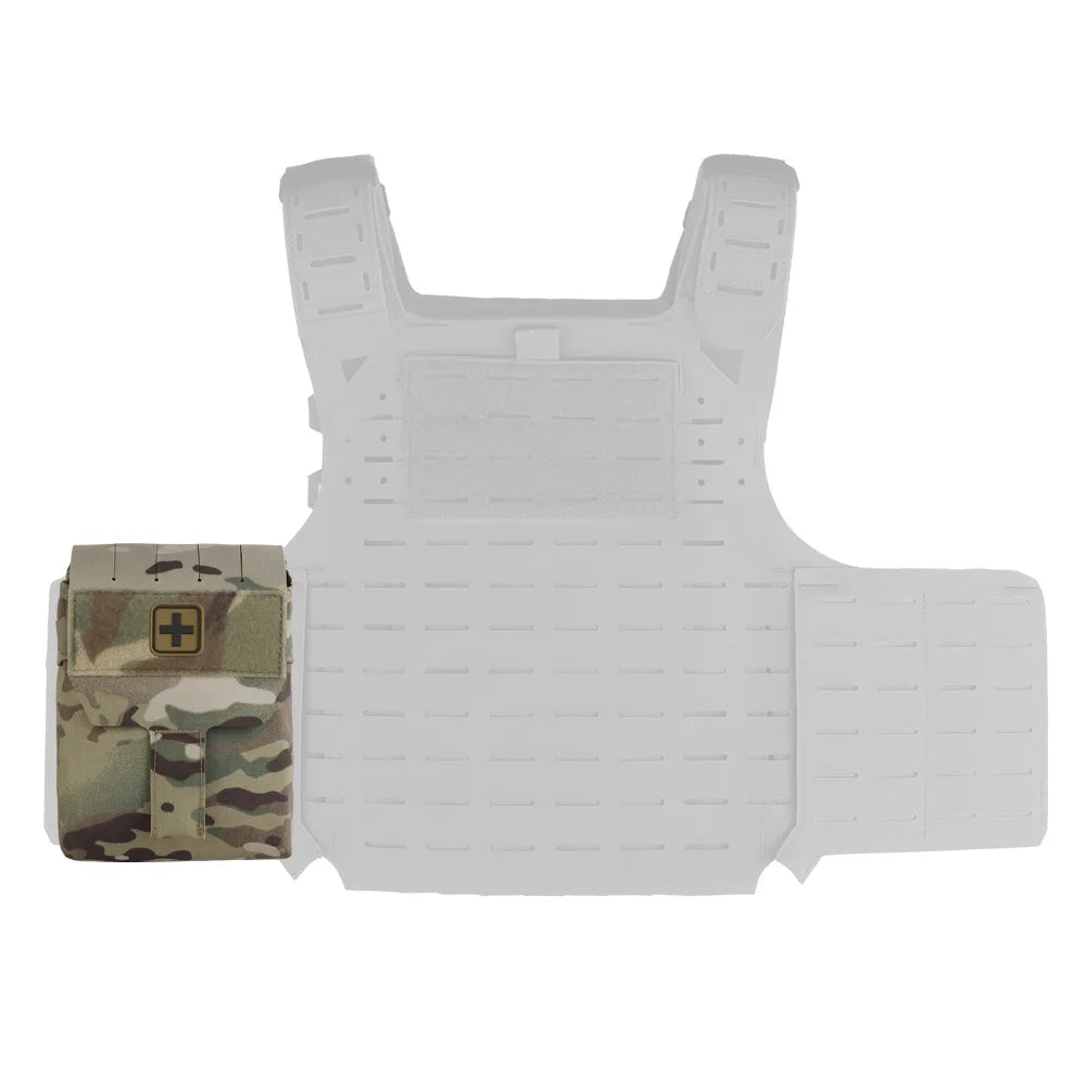 OPHIDIANTAC Large Size MOLLE First-Aid Kit Rapid Deployment Medical Pouch with High Capacity for Hunting Accessories