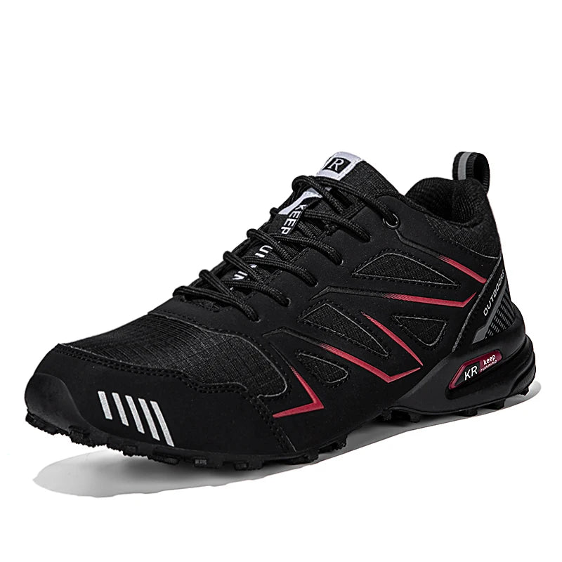 Waterproof Hiking Shoes Men‘s Outdoor Trekking Sneakers Mountain Climbing Camping Trainers Hunting Tactical Boots Bike Shoe Male