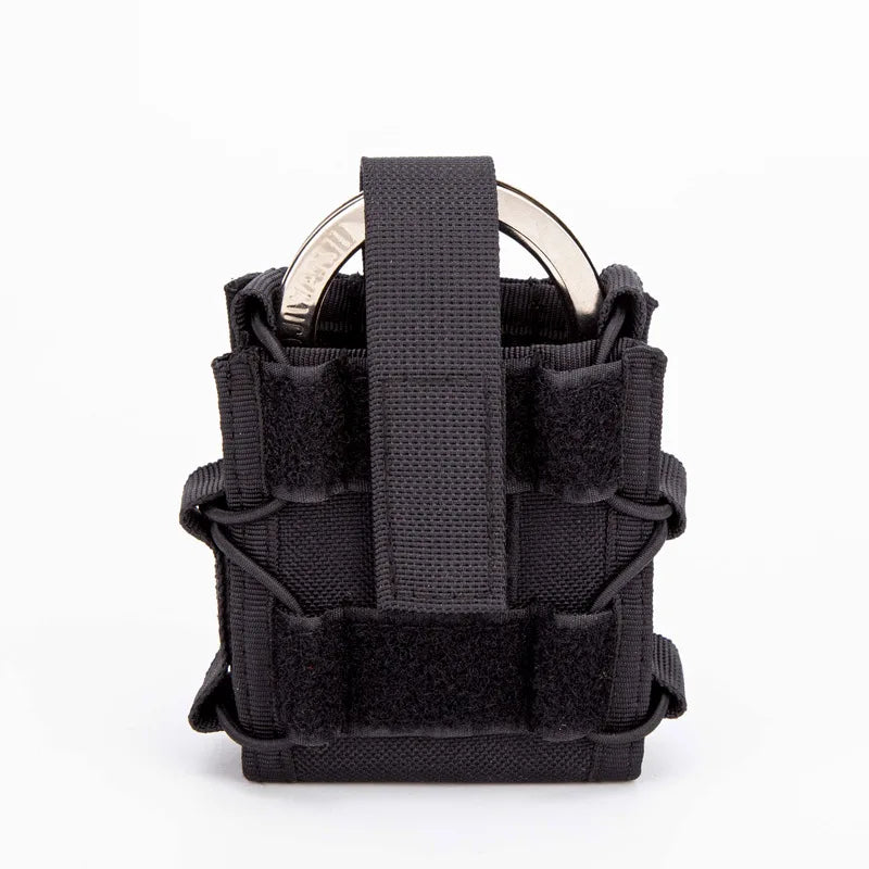 Tactical Handcuffs Holder Molle Pouch Open Top Universal Handcuff Case Shackles Holster  Quick Release Standard Cuffs for Vest