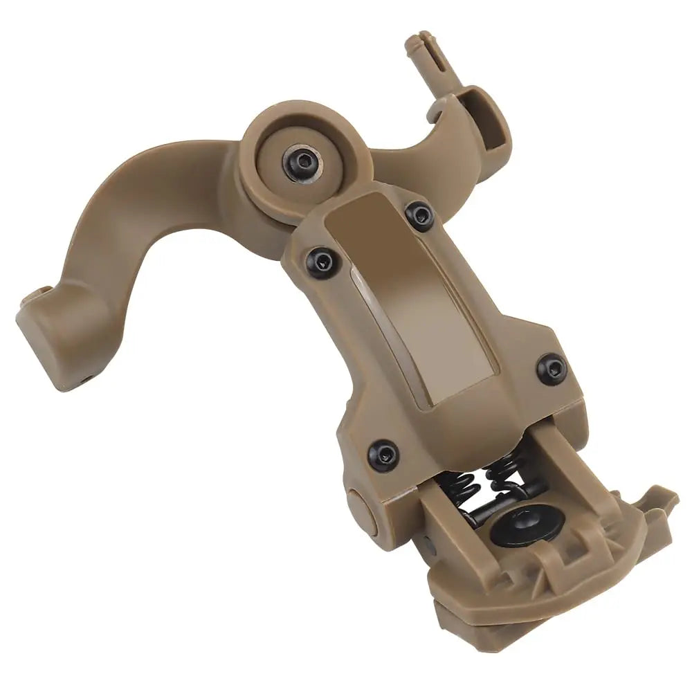 BOOIU Tactical Headset Stand ARC Helmet Headphone Adapter Multi-angle Rotation Helmet Rail Adapter Kit Fit OPS Core ARC Rail