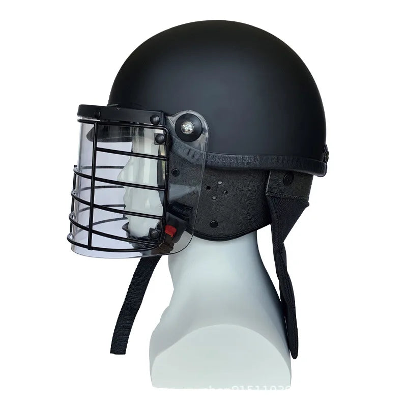 Anti Riot Helmet American Style Helmet With Steel Mesh And Steel Hood Protective Helmet Tactical Helmet