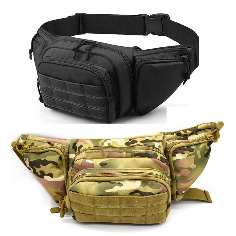 Tactical Pistol Bag Chest Waist Handgun Bag Holster Gun Fanny Pack with Magazine Pouch Holder for GL 17 19 Beretta M9 SIG