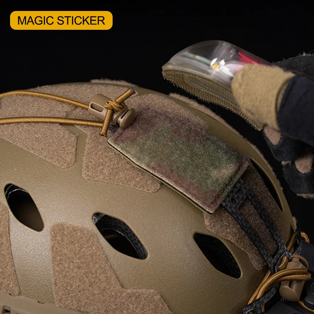 Tactical PVS31 NVG Battery Box Storage Pouch Militar Fast Helmet Retention System Adjustable Paintball Airsoft Helmet Accessory