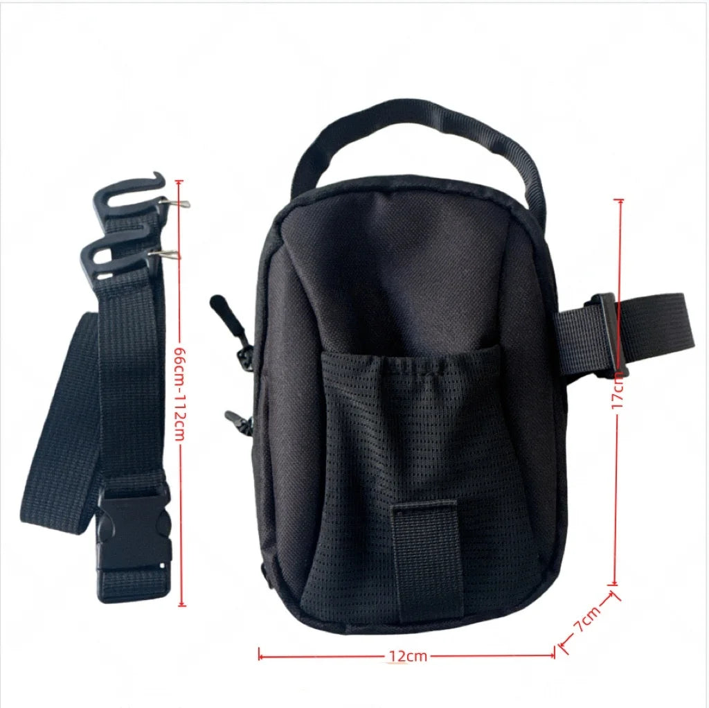 Unisex Portable Magnetic Fitness Crossbody Bag Simple Travel Hanging Mesh Backpack for Outdoor Sports