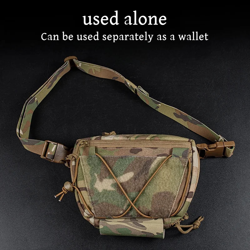 Vest hanging bag, outdoor multifunctional EDC bag, Molle system packaging accessory bag