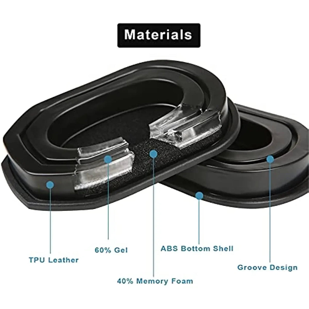 Tactical Gel Ear Pads, Electronic Shooting Ear Cups, Replacement Ear Pads, Earphone Accessories