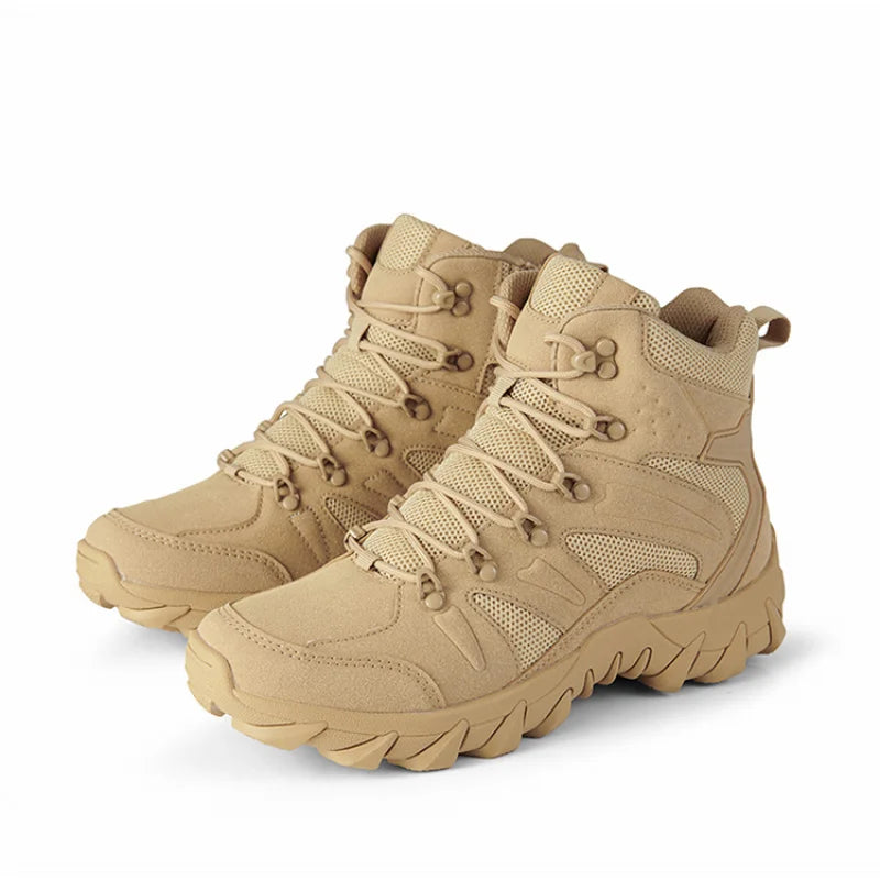 Tactics Combat Training Boots Male Outdoors Camping Anti-wear Rapid Response Hiking Shoes Fishing Hunting Sneakers Men