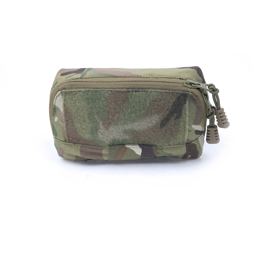 Tactical Molle Map Pouch Huting Equipment Ferro Concepts Airsoft Edc Bag Admin Panel Camping Accessories Outdoor Black