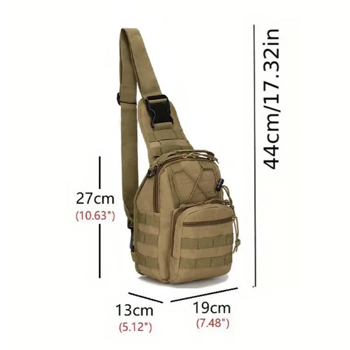 Outdoor Sport Tactical Pouch Hunting Shoulder Bag For Men Women Crossbody Bags Travel Chest Bag Hiking Camping Range Bags