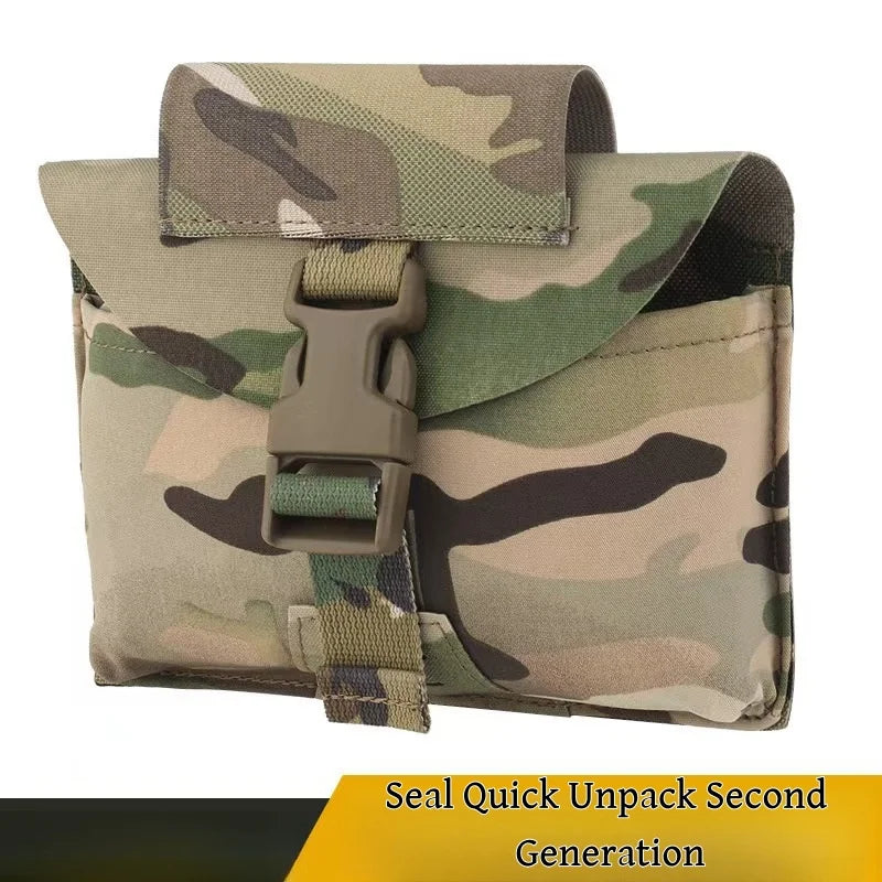 Men's waist bag, nylon hiking water bottle, mobile phone bag, outdoor sports hiking camping belt bag
