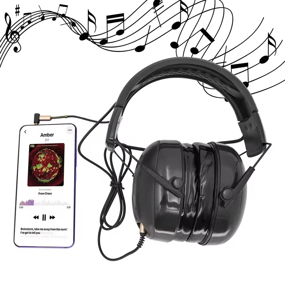 Bluetooth Headphones Electronic Noise Cancelling Hearing Protection Headset Tactical Gel Ear Protection Earmuffs Newest