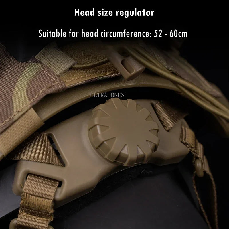 Tactical FAST Helmet Full Covered Helmets with Steel Mesh Mask / Goggles Hunting Motorcycle Cosplay Protective Gear