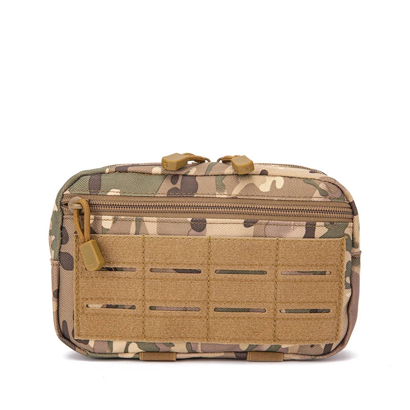 1000D Laser Cut Molle Pouches Compact Water-Resistant Utility Admin Pouch for Vest Backpack Duty Belt Hunting Vests