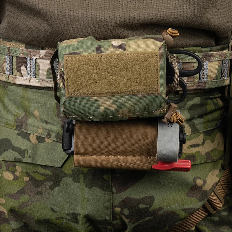 Tactical Compact IFAK Medical Pouch First Aid Molle Pouch for Outdoor Hunting Camping Hiking Survival Gear