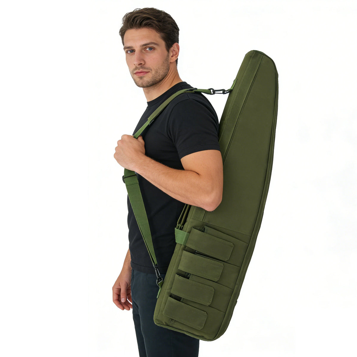70cn 98cm 118cm Long Gun Molle Package Tactical Heavy Long Gun Box Shoulder Airgun Leather Cover Hunting Accessories