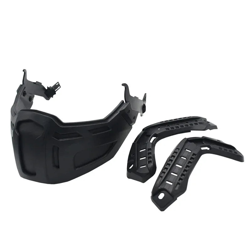 Tactical Helmet Half Face Rail Mounted Airsoft Protective Detachable Rail