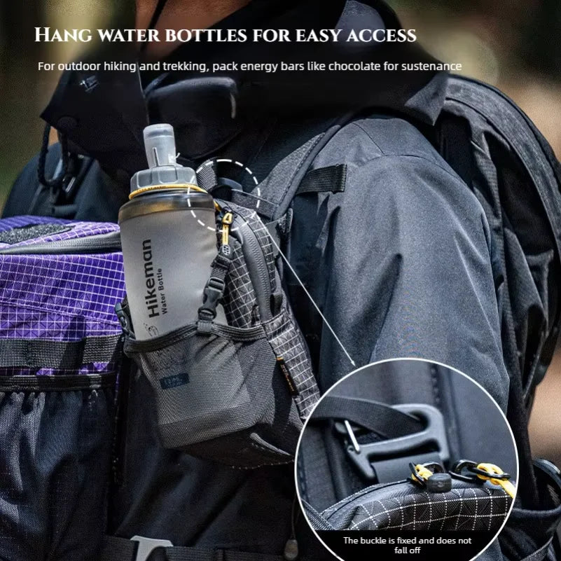 Phone Holder Bag Dyneema Waterproof Outdoor Backpack Hanging Expansion Storage Bag Adjust Strap Pouch for Cycling Hiking Camping