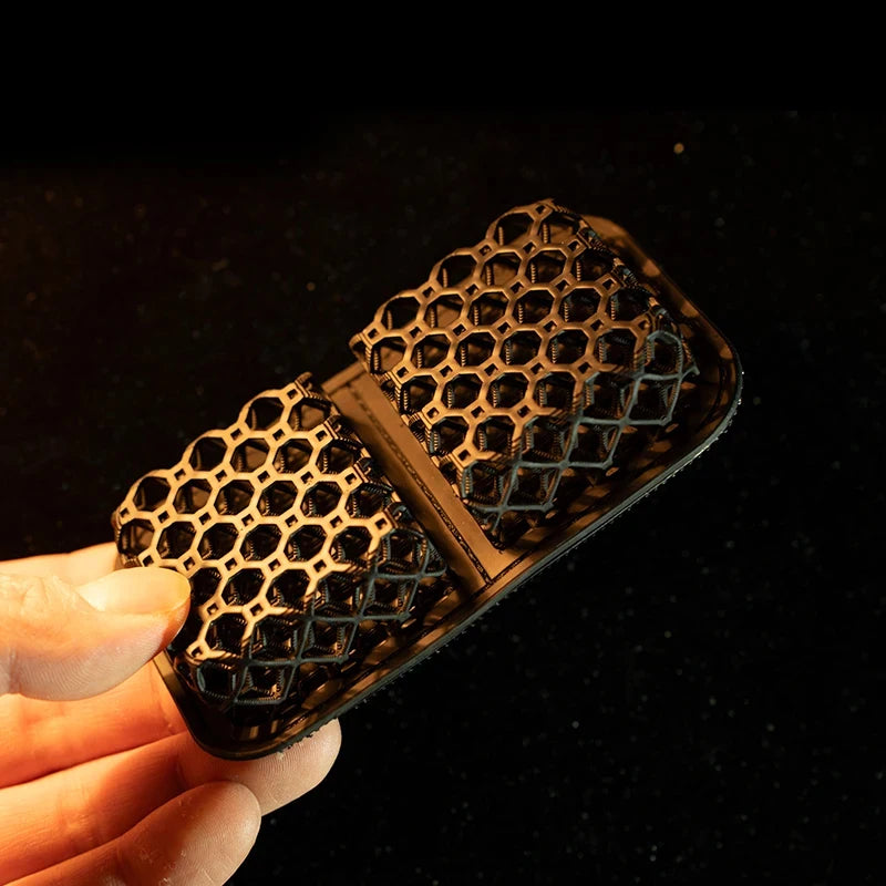3D Printed Polymer Honeycomb Structure Tactical Vest Cushioning Pad, Breathable Shock Absorption Padding Airsoft Warg