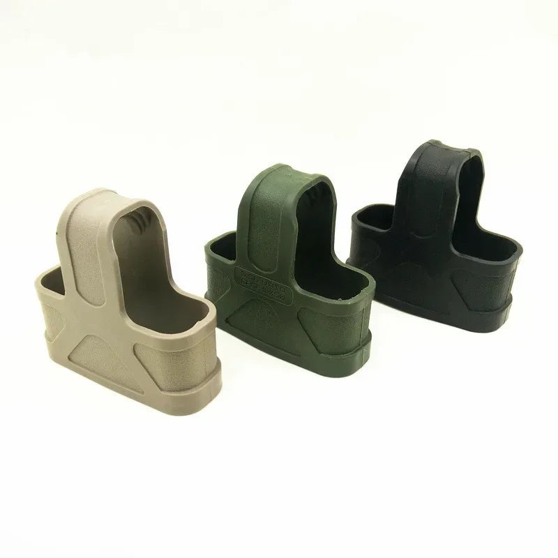 1-12X Outdoor Tactical AK 5.56 Rubber Cage Loop Pull Magazine Rubber Glove Sleeve Cover For M4 M14 M16 Fast Mag Protective Case