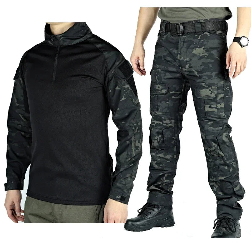 G3 Tactical Suit Military Pieces Sets Men Hunting Training Uniforms Hiking Shirts And Pants Outdooruflage Field War Games Kits