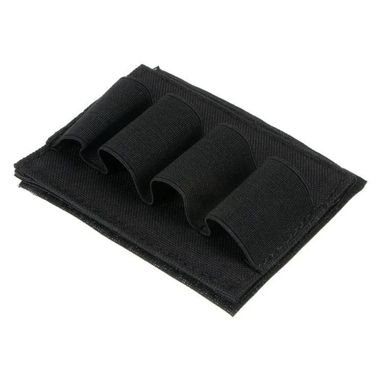 1PC Outdoor 4‑Hole Velcro Tactical Tool Pouch Multifunctional Expansion Bullet Bag Bulk Storage Utility Backpack Accessory Bag