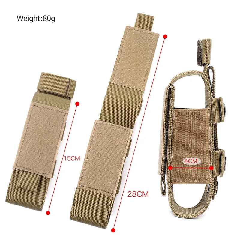MOLLE Nylon Tourniquet Pouch Holder Flashlight Pouch Torch Holder Case Outdoor Hunting Knife Holster Medical Scissor Packs
