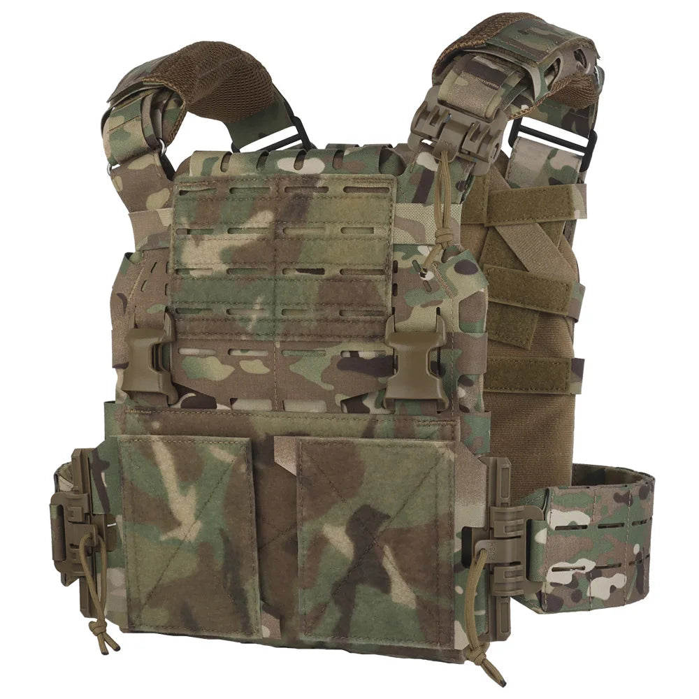 Tactical ARC Plate Carrier V2 Assault Rig CS Militar Training Protection Vest with Quick Release Clasp MOLLE System