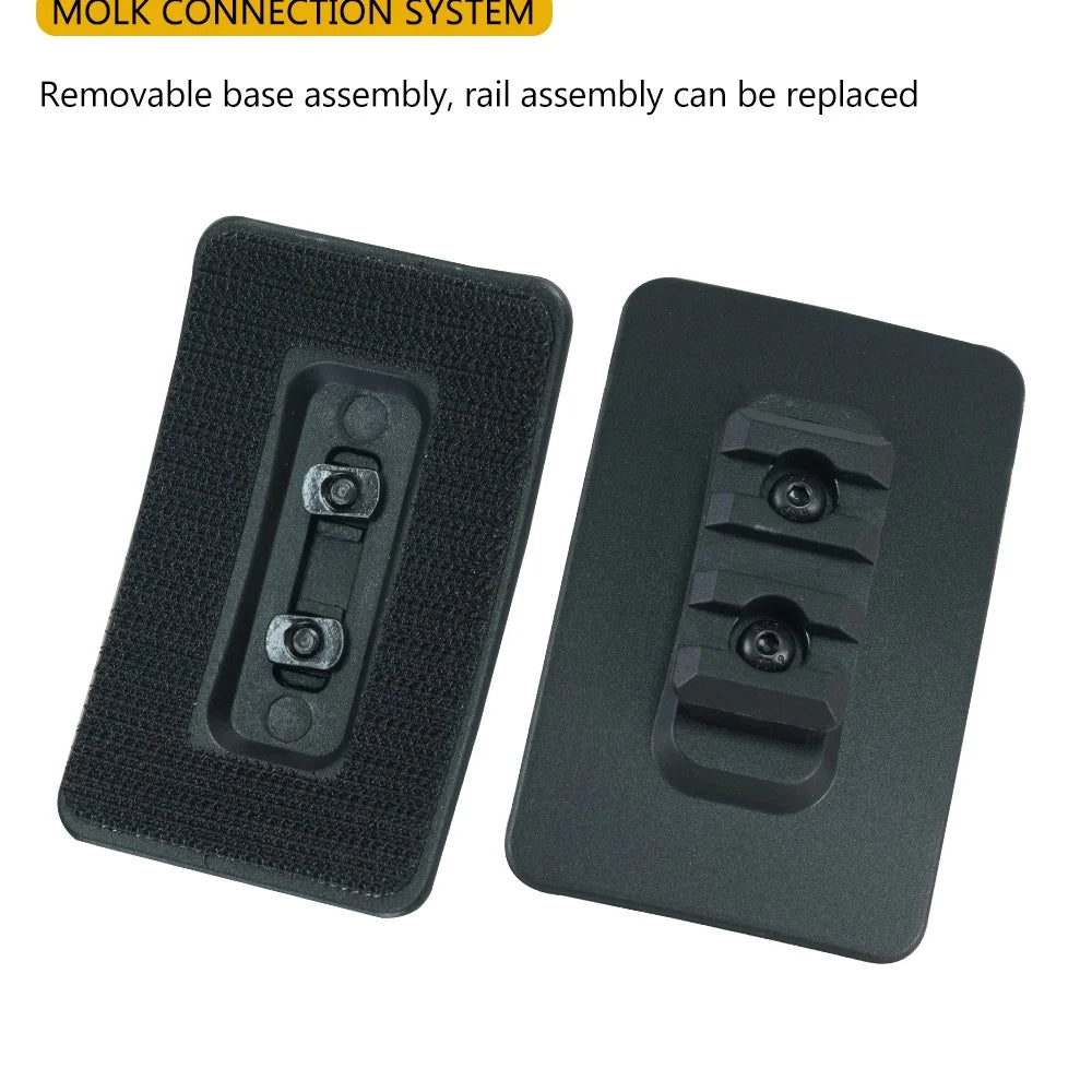 BOOIU Multi-Purpose Tactical Helmet Quick-Release Accessories: GoPro Mount Velcro Quick-Install Plate