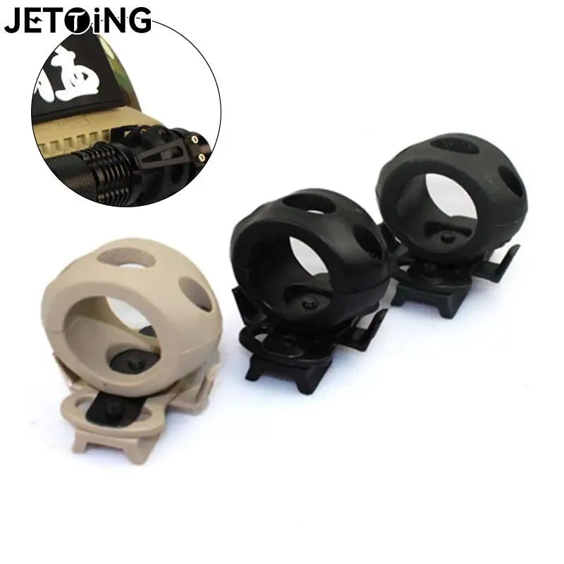 1pc Helmet Special Lighting Flashlight Support Tactical Helmet Clamp Adaptor Outdoor Sports Cycling Headlight Holder