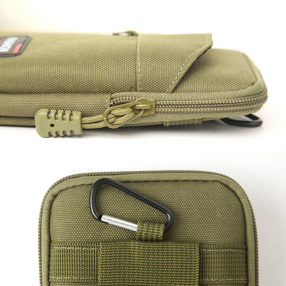 EDC Molle Bag Purse Nylon Waist Bag Outdoor Waist Fanny Pack Men Phone Pouch Camping Hunting Sports Bag
